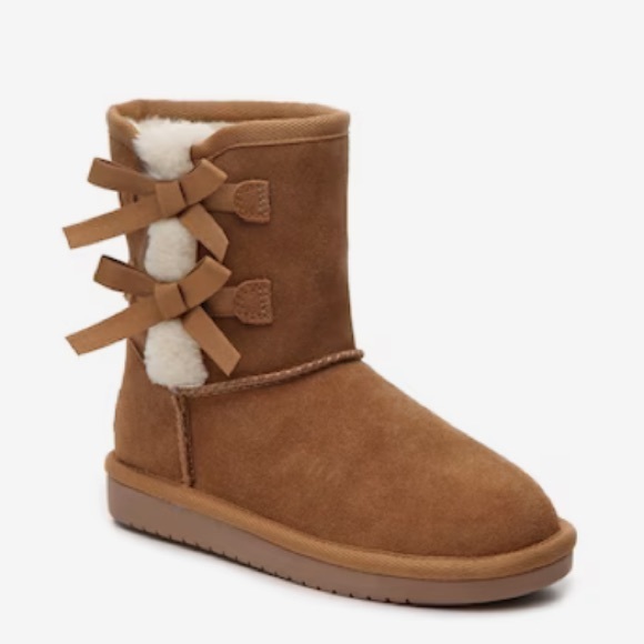 Kookaburra by UGGS, The Victoria Boot w/ bow decorative details, size 4, EUC - Picture 1 of 8